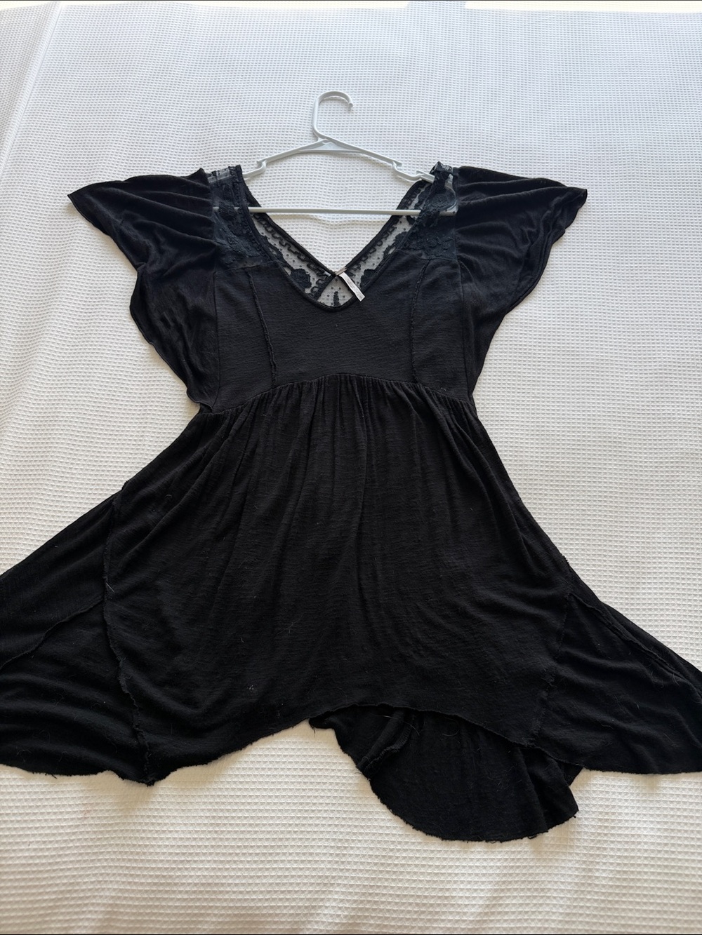 Free People Lace TUNIC TWIRL Top S Small